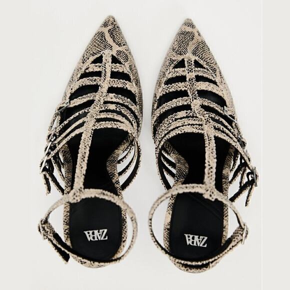 ZARA Strappy Heels NWT - Picture 11 of 12